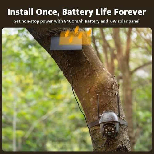 Usogood Solar Wildlife Trail 2K 4G LTE 2K Security Camera With SIM Card Outdoor - Picture 5 of 13