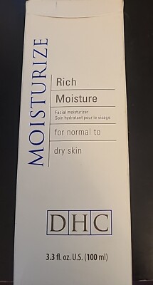 DHC Facial Moisturizer Cream 3.3 fl. oz. Japanese Anti-Aging Wrinkle Free Skin 