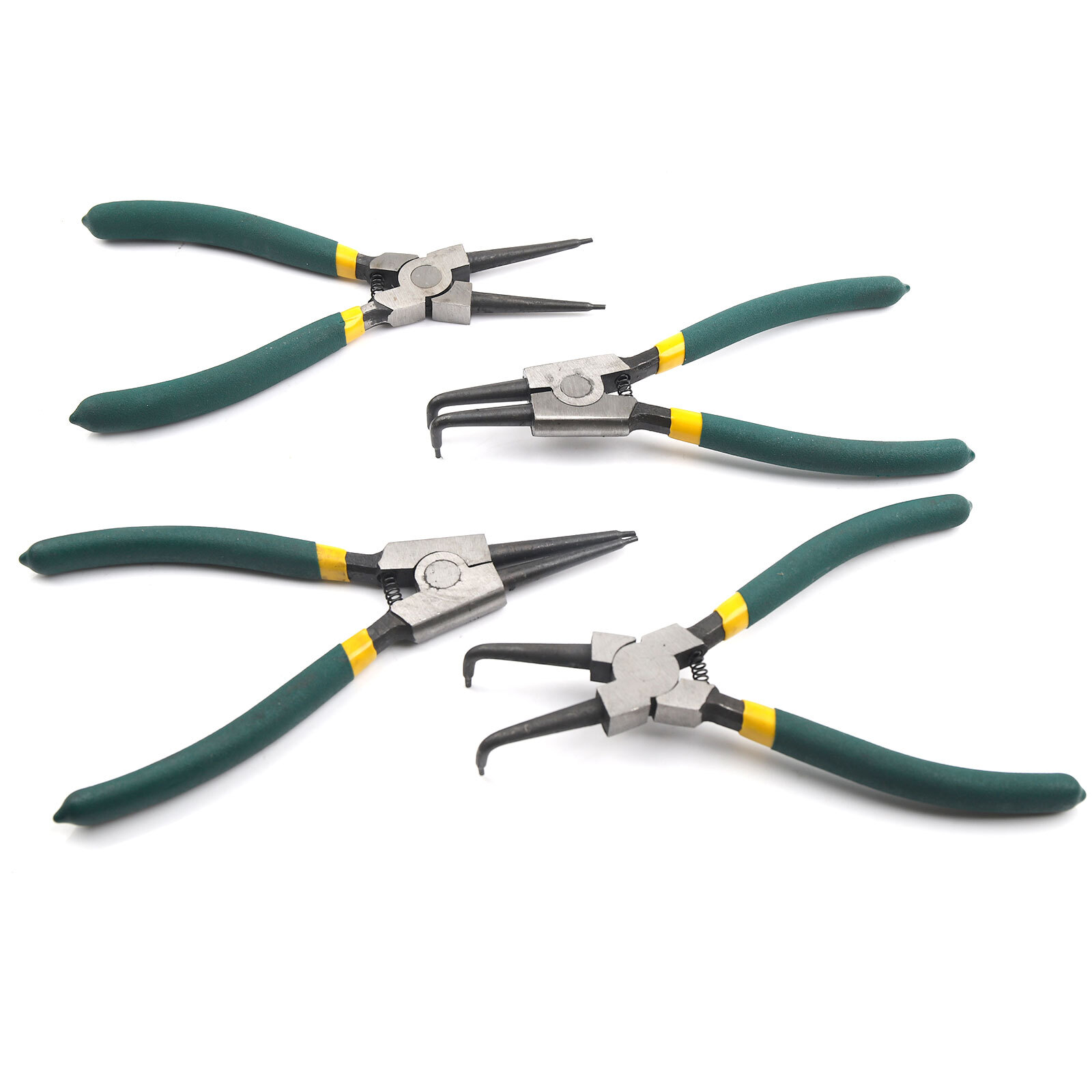 4PCS 7-inch Internal/External Snap Ring Pliers Set Heavy Duty Circlip Pliers Kit