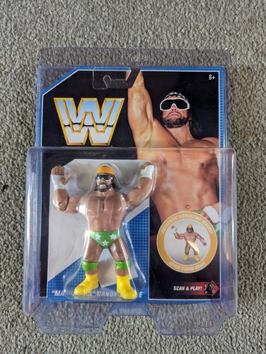 WWE WWF Mattel Retro Macho Man Randy Savage Green ...