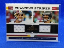 2004 Playoff Prestige Changing Stripes Materials /225 Brad Johnson #CS-8