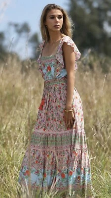 Tulle And Batiste Lotus Hannah Maxi Dress Dresses Skirts