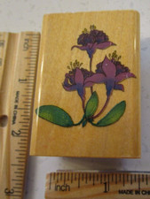 FUSCHIA FLOWER MW RUBBER STAMP-COMOTION