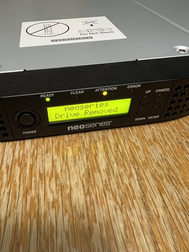 OVERLAND NEOs S SERIES 1U Autoloader LTO 8 Tape Library works fine NO DRIVE - Picture 3 of 10