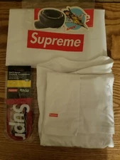 Supreme SS18 SealLine See Pouch RED Small  w/ Bundle Tee, Sticker Pack, and Bag