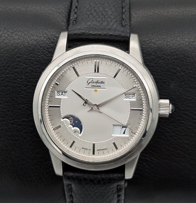 Glashütte Senator Ewiger Kalender Perpetual Armbanduhr 39mm Uhr