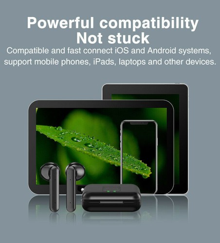 For iPhone Samsung Android TWS Headphones Earphones TWS Bluetooth Wireless X15 - Picture 9 of 12