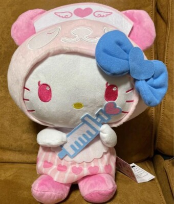 NURSE KITTY ぬいぐるみ Sanrio Hello Kitty Panda Nurse Plush Toy Big Size Large Size