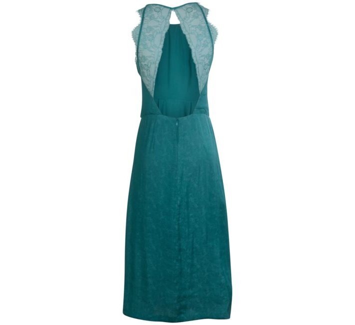 slim fit dress slacks Halterneck Maxi Dress 120% LINO - Shop Online at BEIGE main image 0