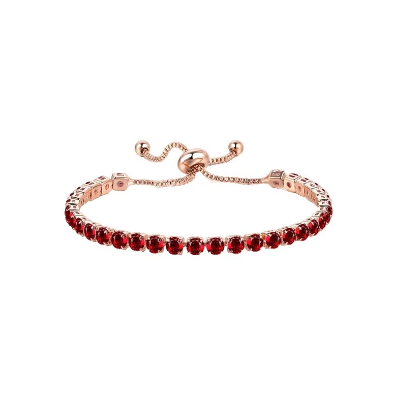 Chapado en Oro Rosa Joyería de Moda de Rubí