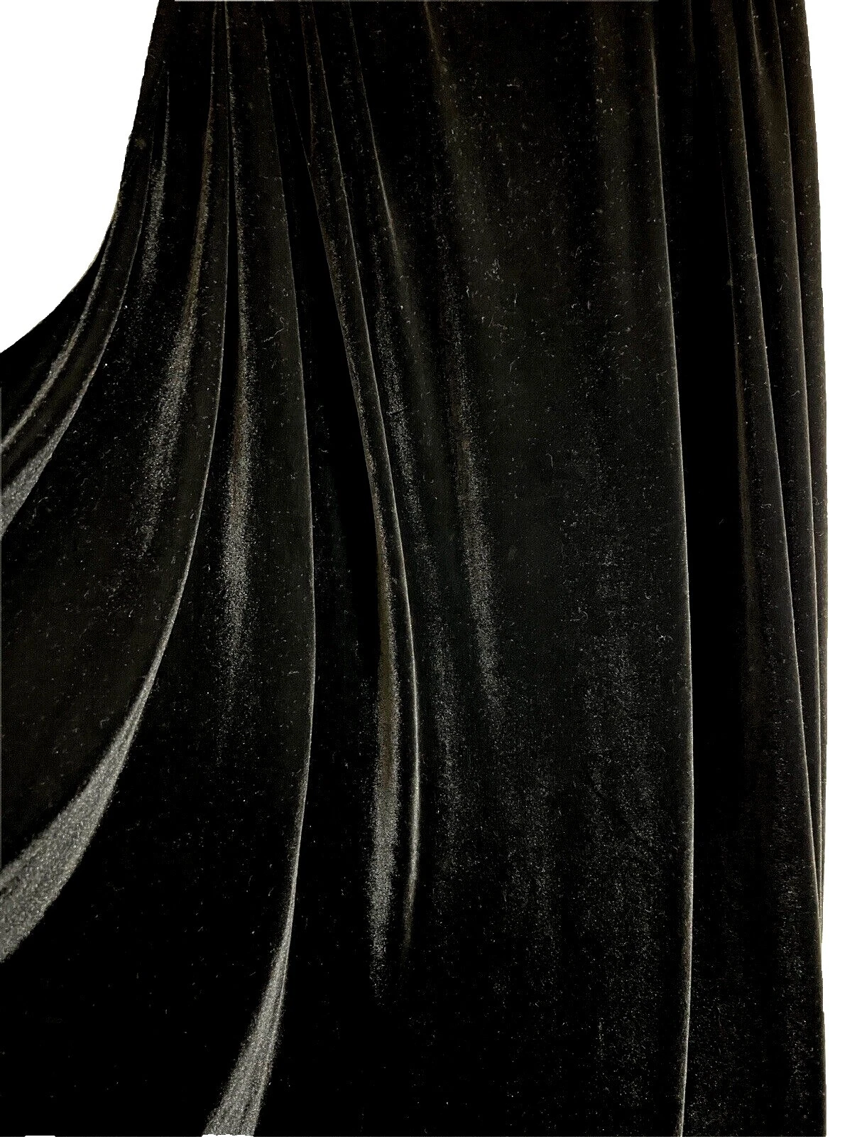 Veludo Preto Sólido/Simples Tecidos para artesanato