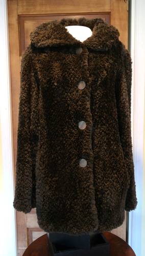 Saks Fifth Avenue Beaver Fur Vintage Outerwear Coat - No Tags - Picture 2 of 12