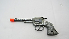 Vintage Hubley Texas Longhorn Steer Miniature Toy Metal Single Shot Cap Gun