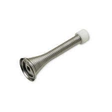 10 Pack- "Ragsdale"- 3-1/8"- Chrome Heavy Duty Spring Door Stops