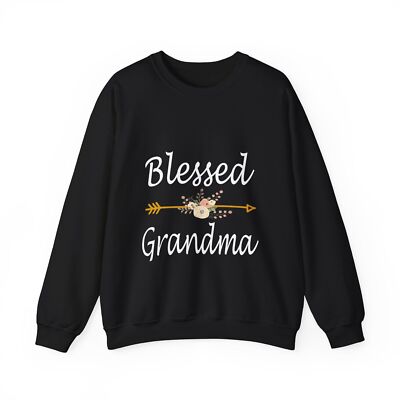 Blessed Grandma Sweatshirt, Granny Grandmother Mother's Day Floral Sweatshirt