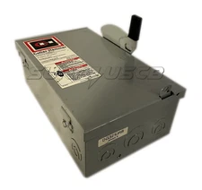 Cutler Hammer DG321URB General Duty Non-Fusible Safety Switch, 30 Amp, 240V, 3P