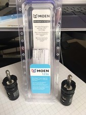 TWO - New Genuine Moen - 1234 Replacement Cartridges Hot or Cold ,