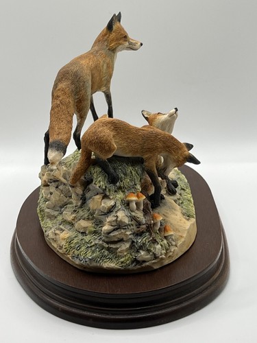 Border Fine Arts 'Fox And Family' . Edition 116/1500 Model No L53 - Picture 19 of 20