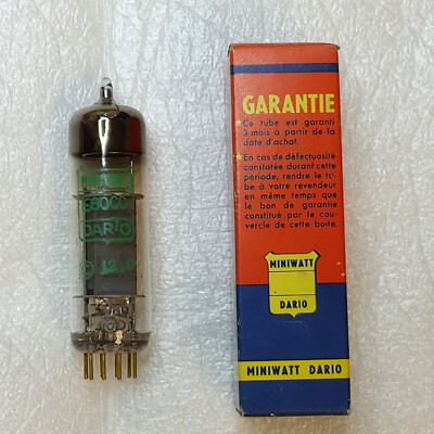 Tube électronique - triode E80CC MINIWATT DARIO, NOS