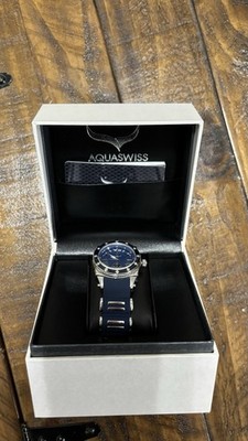 New Aquaswiss 62LD001  Unisex s Swissport LD Unique Diamond Accented. In box