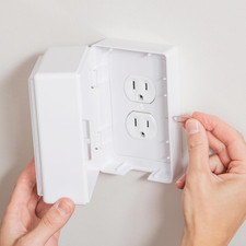 Outlet Cover Box Baby Proofing Child Safety Protector Box for Plugs and Cords