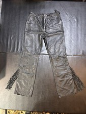 Vintage Harley Davidson Women  s Leather Pants Sz 14