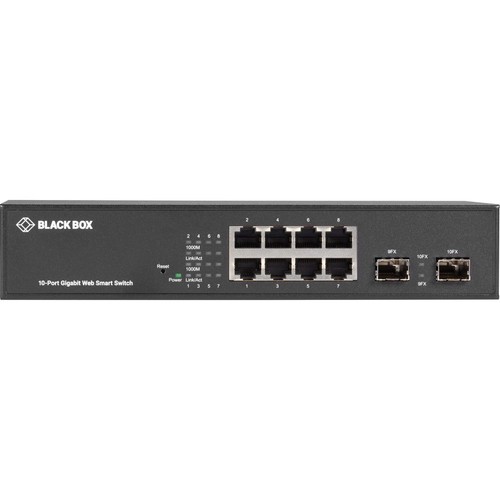 Conmutador Ethernet Gigabit inteligente web serie LGB700 Black Box - SFP (lgb710a) - Imagen 5 de 5