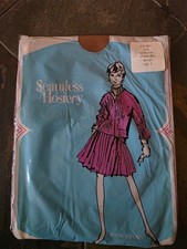 Postway NIP Vintage Seamless Stockings Beige 10 1/2 Tall