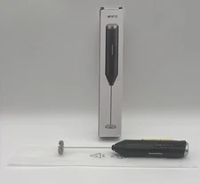 Milk Frother for Coffee Fast Handheld Drink Mixer Bonsenkitchen Black New