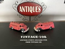 Cast Iron Phillips 66 Tanker Side Truck Lot/2 Vintage Style Toys