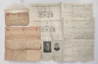 1918 antique WWI YMCA Officer Training Camp LETTERS boonville in BROCKWAY flu — photo 1