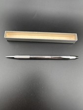 Vintage Silver Tone Cross Brand Slim Pencil w/ Bottom Box, No Top Of Box