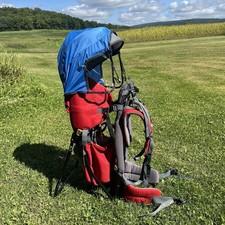 Dueter Kid Comfort 1 Child Carrier With Removable Sunshade And Rain Cover Red