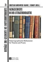 Fachgeschichte In Der Literaturdidaktik Nadine J. Schmidt