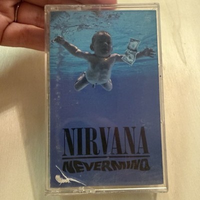 Nirvana Nevermind Cassette Tape 1991 Sub Pop Geffen