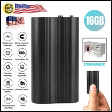 Spy Mini Digital Voice Activated Recorder Hidden 16GB Audio Recording Device NEW