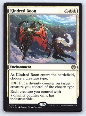 Kindred Boon 129 Commander: The Lost Caverns of Ixalan Magic: The Gathering LP
