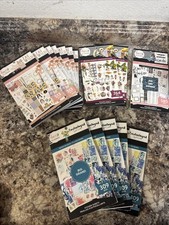 Lot Of 15 Happy Planner Sticker Sheets Painted Blossoms Beautiful Bloom Colorful