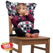 Cozy Cover Travel High Chair Safety Seat Polka Dot Cozy Cover Travel High Chair Safety Seat Polka Dot