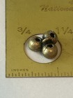 Antique Button Realistic Old Baseballs Brass Small American Sport — photo 2