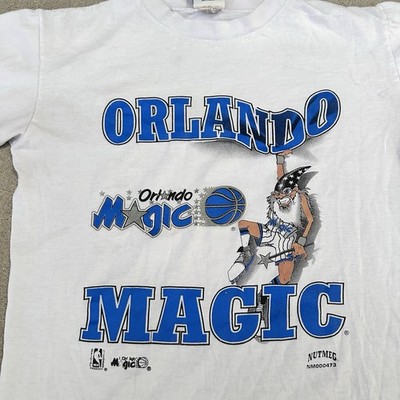 Vintage 90s Orlando Magic Wizard Shirt Size Youth Medium 19x23 NBA