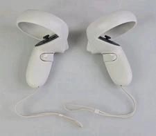 Genuine Meta Oculus Quest 2 - Left & Right Controllers Pair WORKS PERFECT LOOK !