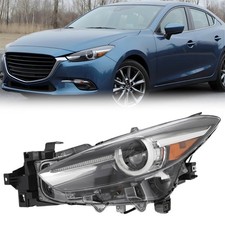 For Mazda 3 Headlight Assembly - LED Headlamp, w/LED DRL, w/Bulbs