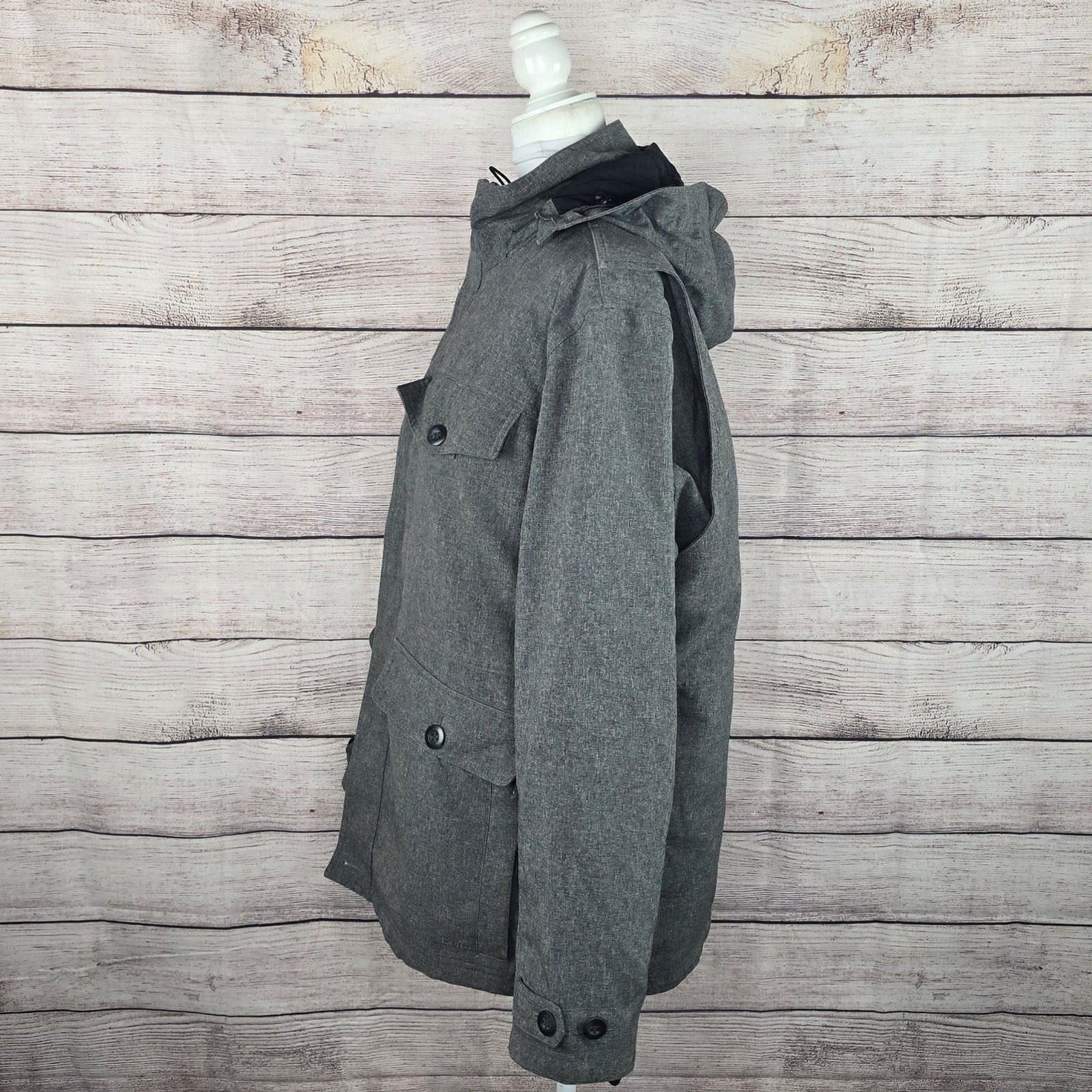 Men's L.L. Bean Parka Jacket 3 in 1 Coat Removable Shell Waterproof All Season M image 2