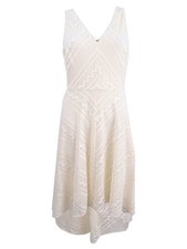 DKNY Women's Textured High-Low Dress
