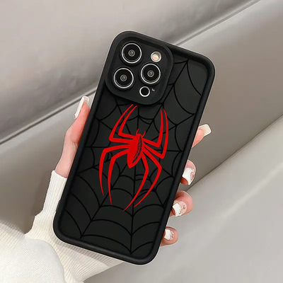 Spiderman Logo Case for iPhone 16 Pro Max – Slim, Shockproof
