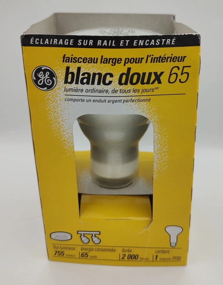 GE R40 65w Bulb Soft White Indoor Floodlight 730 Lumens 2000 Hours Of Life 1 Pk - Image 3 of 4