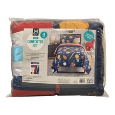Member's Mark Kid's 4 Piece Reversible Comforter Set, Twin/Full Sports