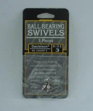 Danielson 2300SP-3 Nickel Interlock Snap Ball Bearing Swivel Size 3
