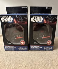 Star Wars Bluetooth Speaker Darth Vader w/ Light Saber Bitty Boomers; 2